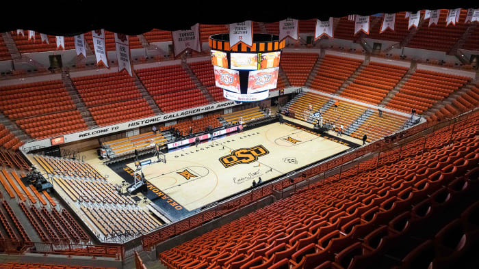 Oklahoma State basketball court
